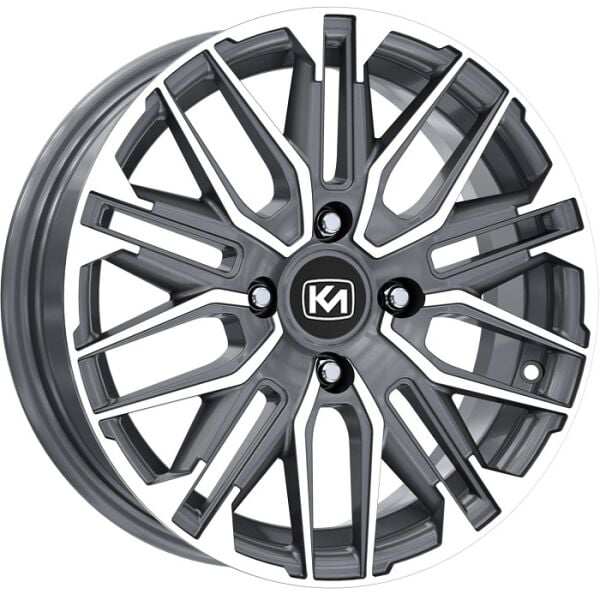 Kormetal 15J 4X100 6.0X16 ET35 67.1 GUN MAC. KM-845 JANT