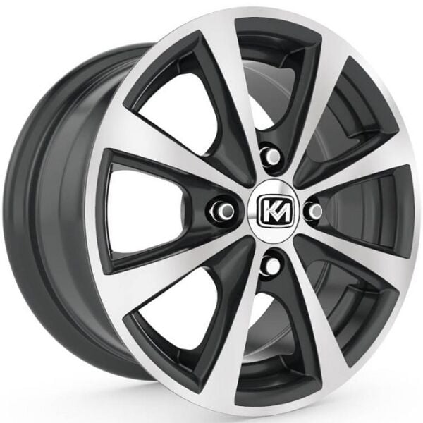 Kormetal 13J 4X100 5.5X13 ET28 67.1 Silver KM-773 JANT